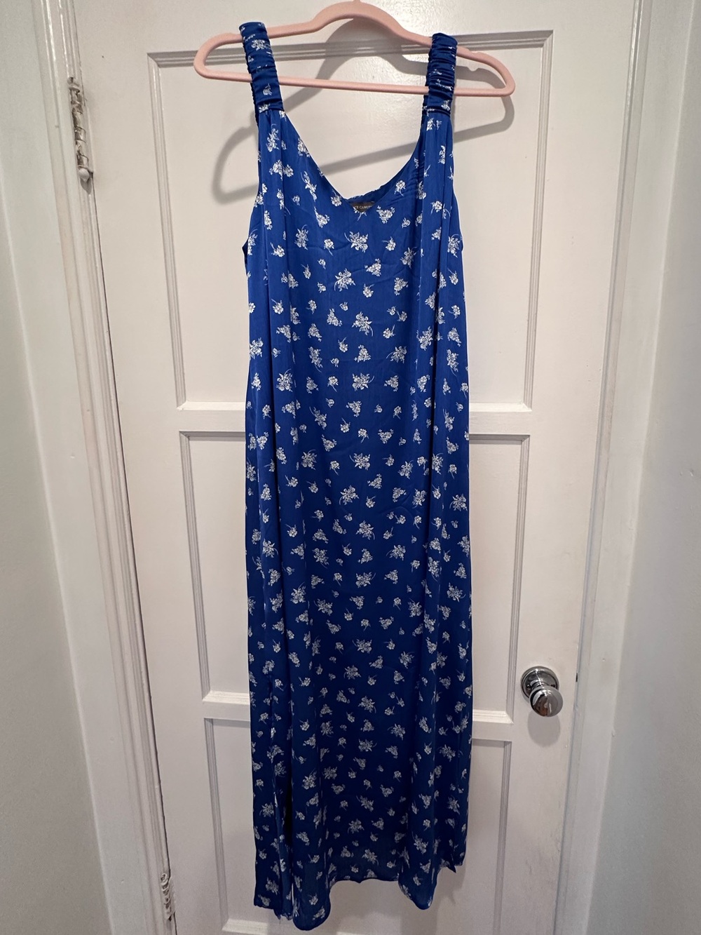 Vince Camuto Royal Blue Floral Maxi Dress